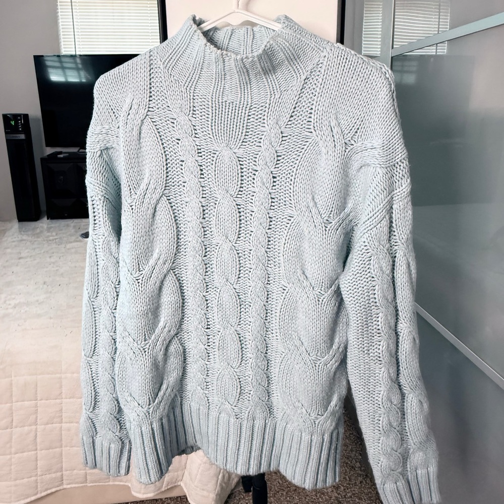 ‼️Charlie Holiday Soft Knit Sweater in Light Blue🩵‼️